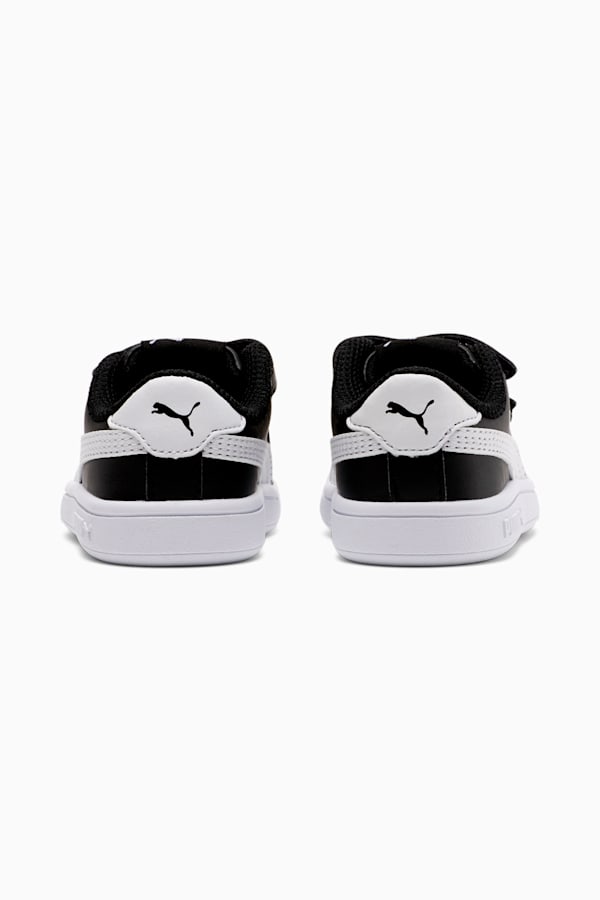 Smash V2 Trainers Kids, Puma Black-Puma White, extralarge