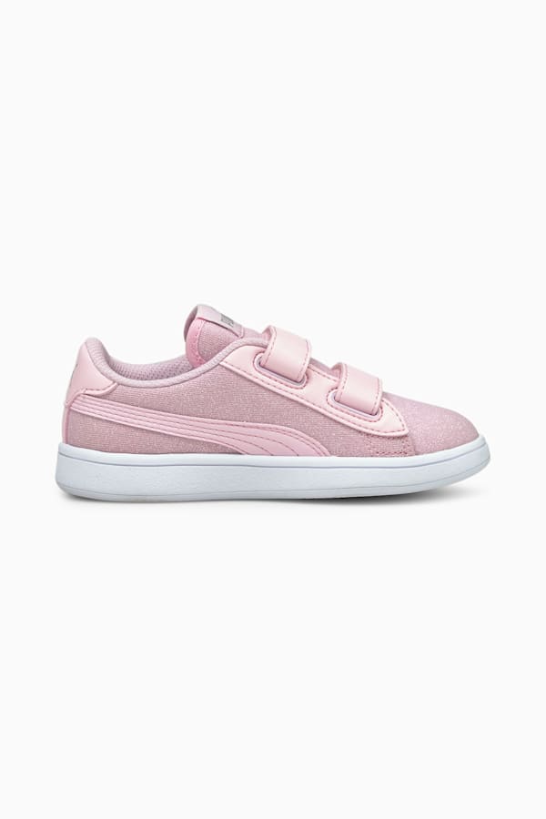 PUMA Smash v2 Glitz Glam Sneakers Kids, Pink Lady-Pink Lady, extralarge