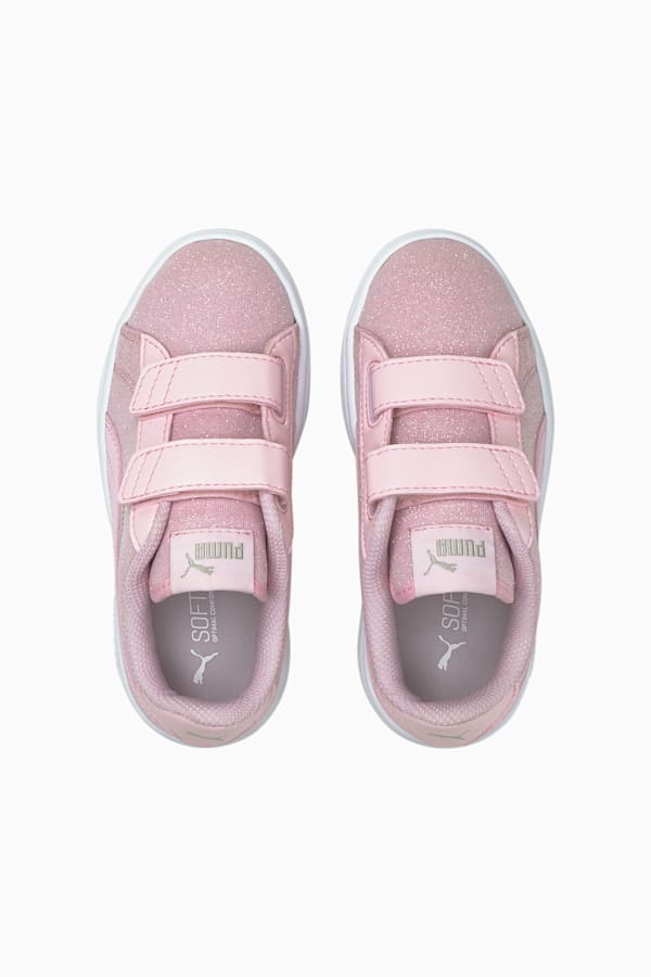 PUMA Smash v2 Glitz Glam Sneakers Kids, Pink Lady-Pink Lady, extralarge