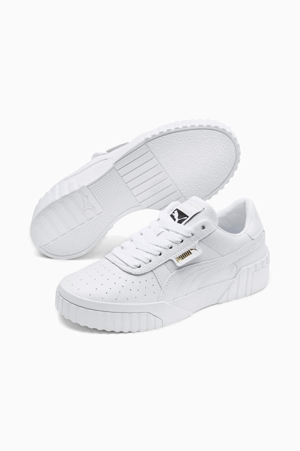 Cali Sneakers Women, Puma White-Puma White, extralarge