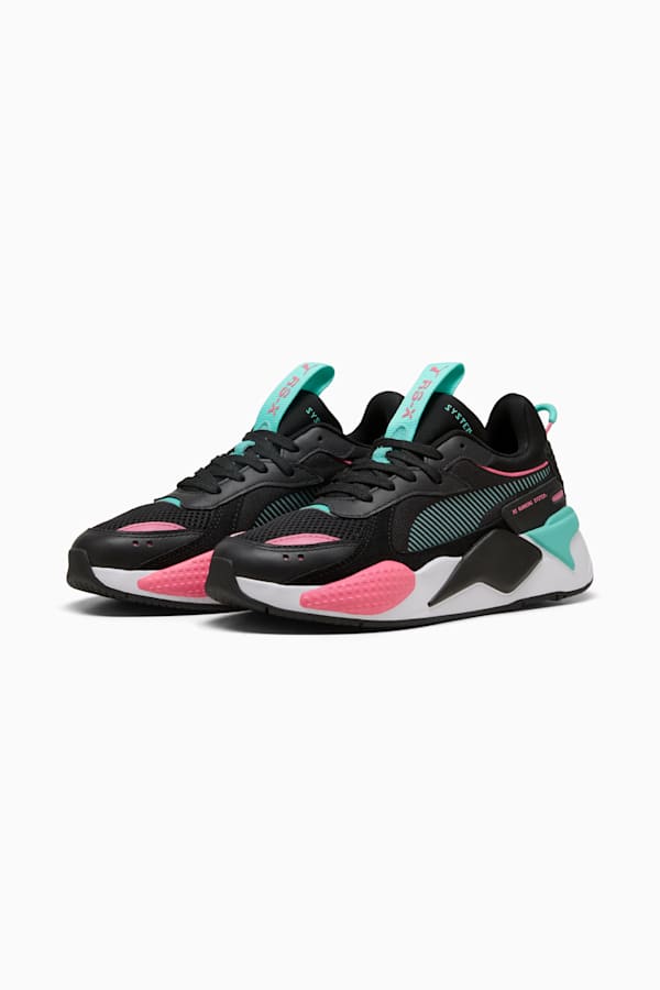 RS-X Reinvention Trainers, PUMA Black-Aquatic, extralarge