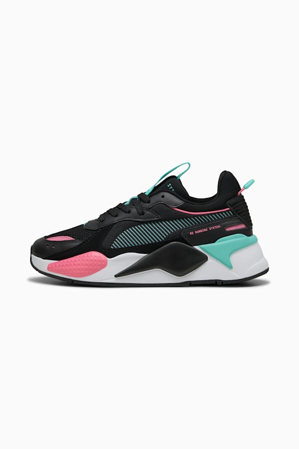 RS-X Reinvention Trainers, PUMA Black-Aquatic, extralarge