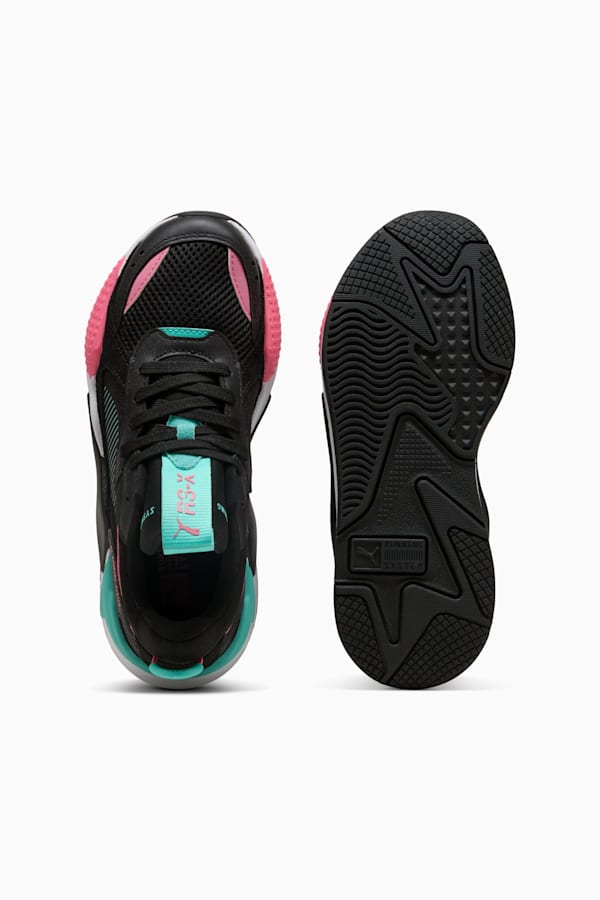 RS-X Reinvention Trainers, PUMA Black-Aquatic, extralarge