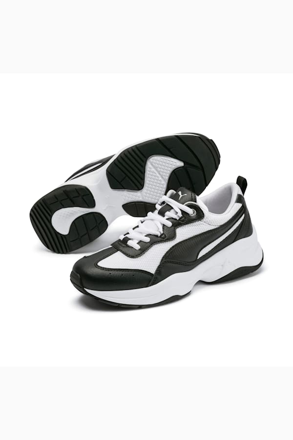 Cilia Women's Trainers, Puma Black-Puma White-Gray Violet-Puma Silver, extralarge