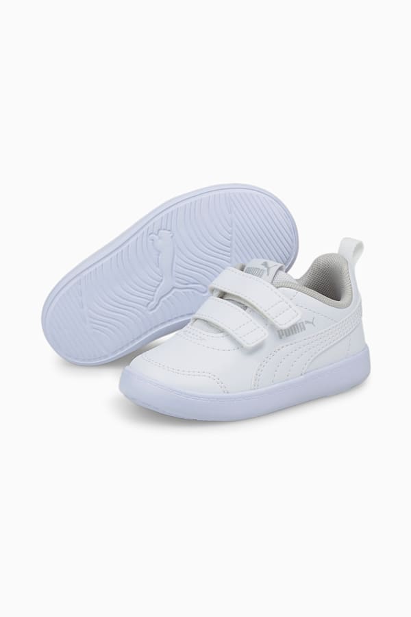 Courtflex V2 Trainers Toddler, Puma White-Gray Violet, extralarge