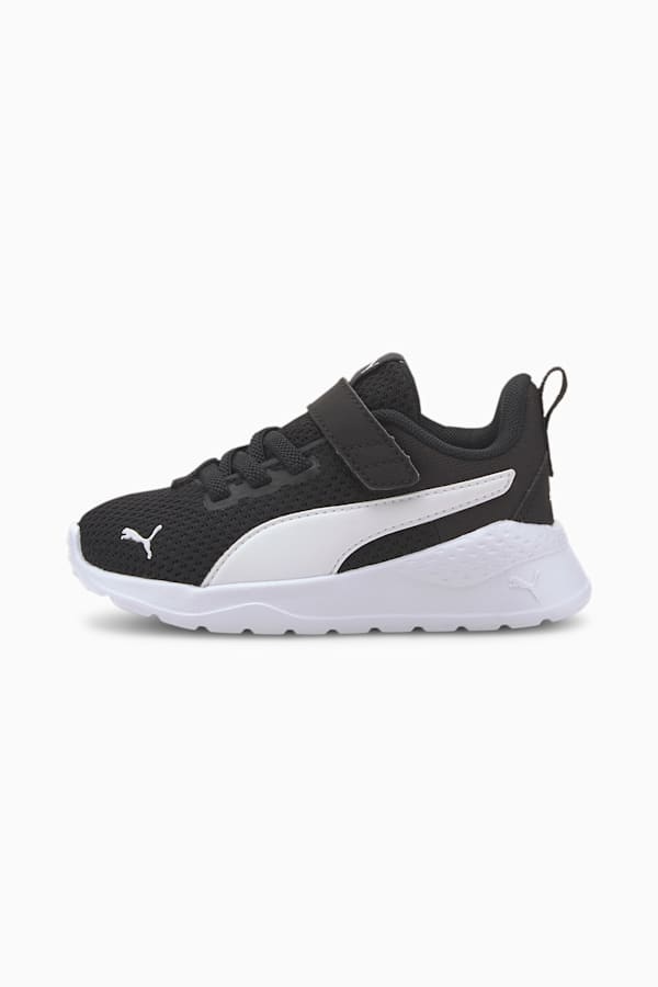 Anzarun Lite Babies' Trainers, Puma Black-Puma White, extralarge