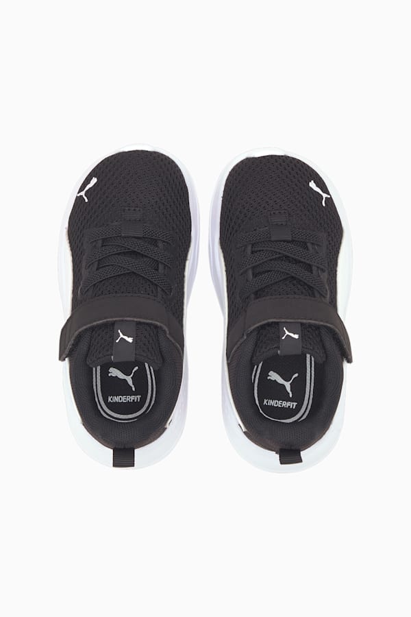 Anzarun Lite Babies' Trainers, Puma Black-Puma White, extralarge