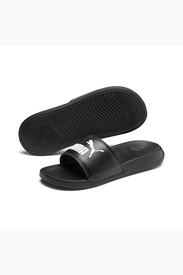 Popcat 20 Youth Sandals, Puma Black-Puma White, extralarge