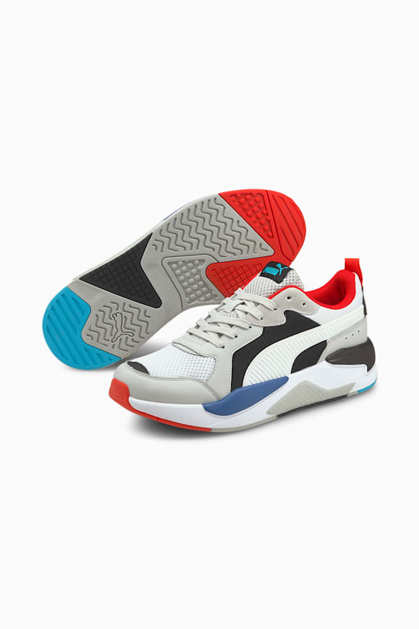 X-Ray Trainers, Gray Violet-Puma White-Puma Black-Poppy Red-Blue Atoll, extralarge-GBR