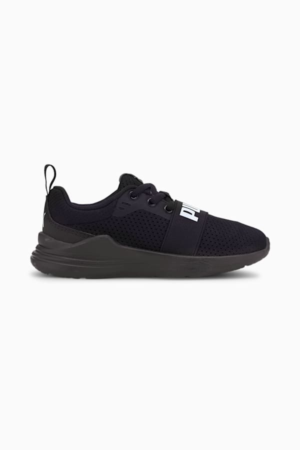 Wired Run Trainers Kids, Puma Black-Puma White, extralarge