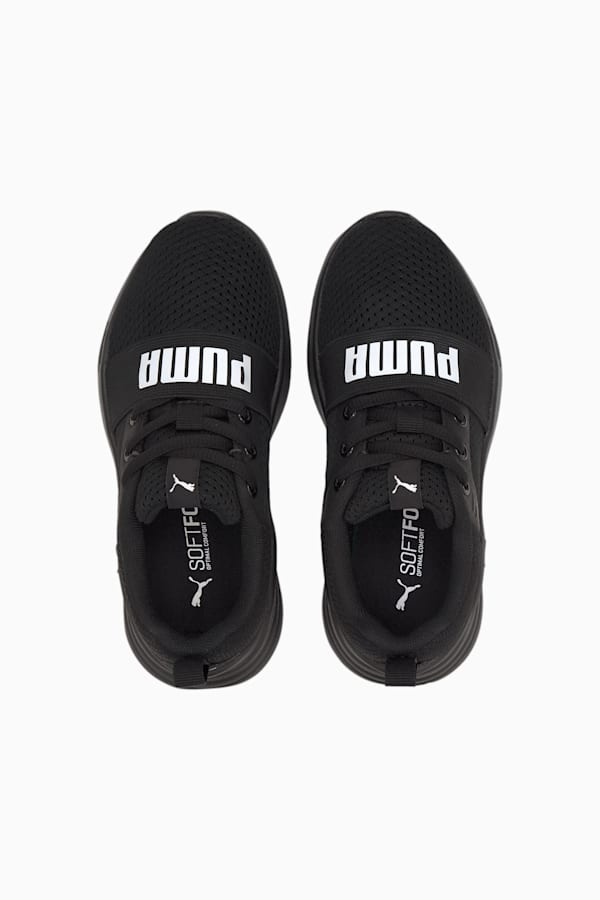 Wired Run Trainers Kids, Puma Black-Puma White, extralarge