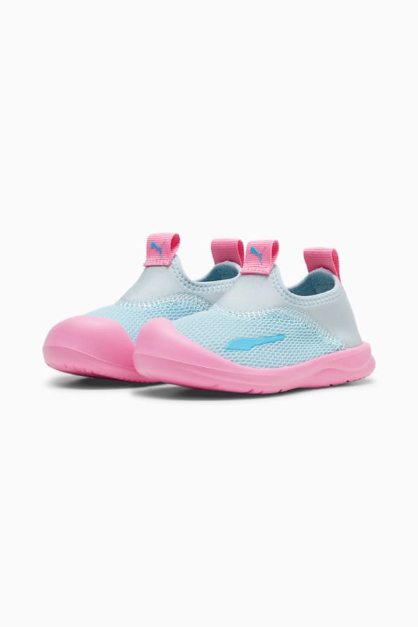 Aquacat Shield Kids' Sandals, Turquoise Surf-Bright Aqua-Fast Pink, extralarge