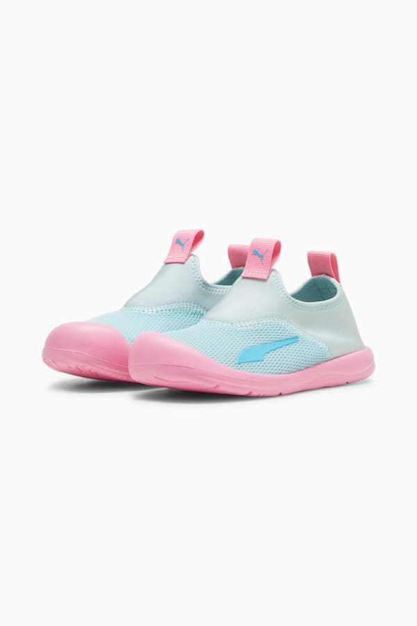 Aquacat Shield Babies' Sandals, Turquoise Surf-Bright Aqua-Fast Pink, extralarge
