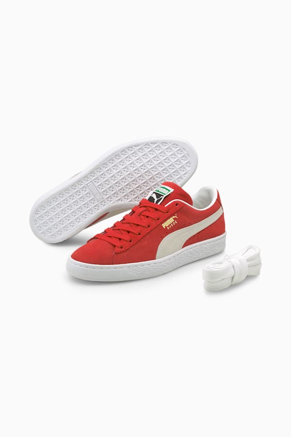 Suede Classic XXI Trainers, High Risk Red-Puma White, extralarge