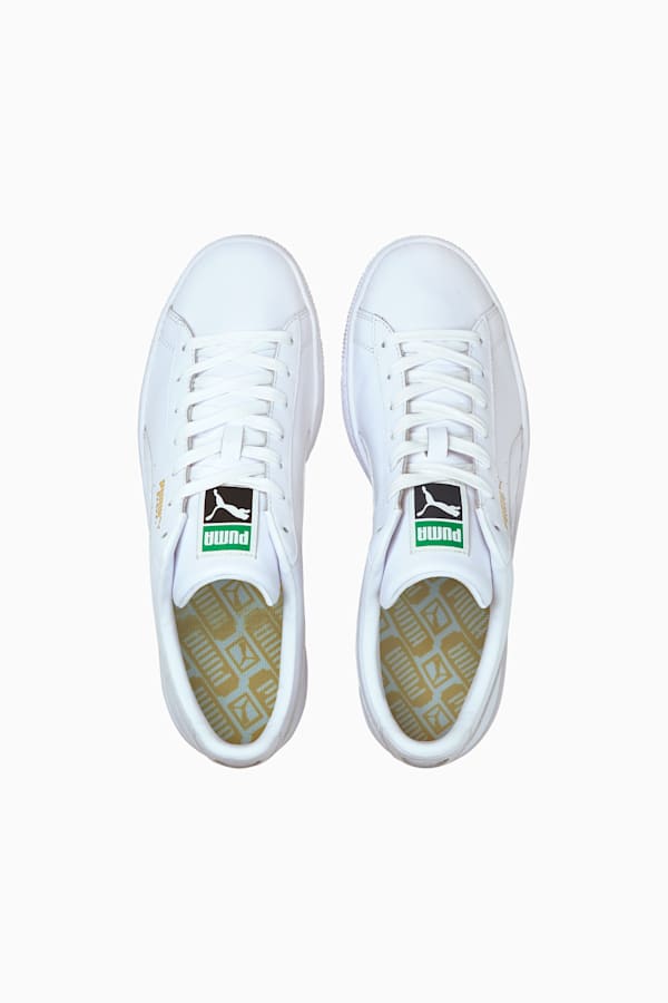 Basket Classic XXI Trainers, Puma White-Puma White, extralarge