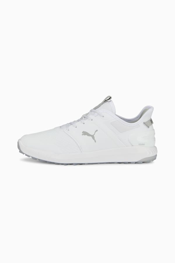 IGNITE ELEVATE Golf Shoes Men, PUMA White-PUMA Silver, extralarge