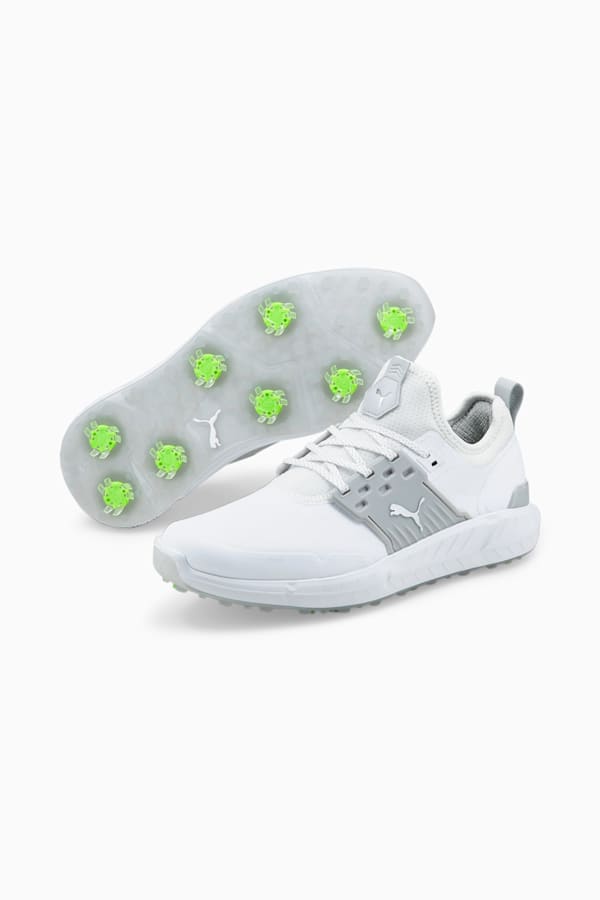 IGNITE ARTICULATE Men's Golf Shoes, Puma White-Puma Silver-High Rise, extralarge