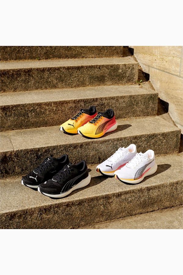 Deviate NITRO™ 2 Men's Running Shoes, Puma White-Sunset Glow-Sun Stream, extralarge-GBR