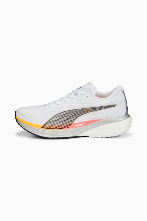Deviate NITRO™ 2 Men's Running Shoes, Puma White-Sunset Glow-Sun Stream, extralarge-GBR