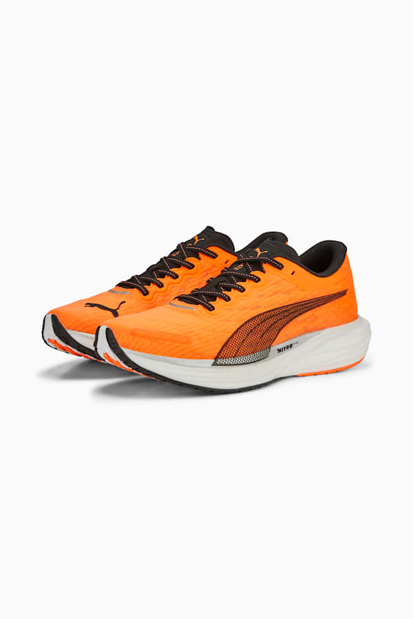 Deviate NITRO™ 2 Men's Running Shoes, Ultra Orange-PUMA Black, extralarge