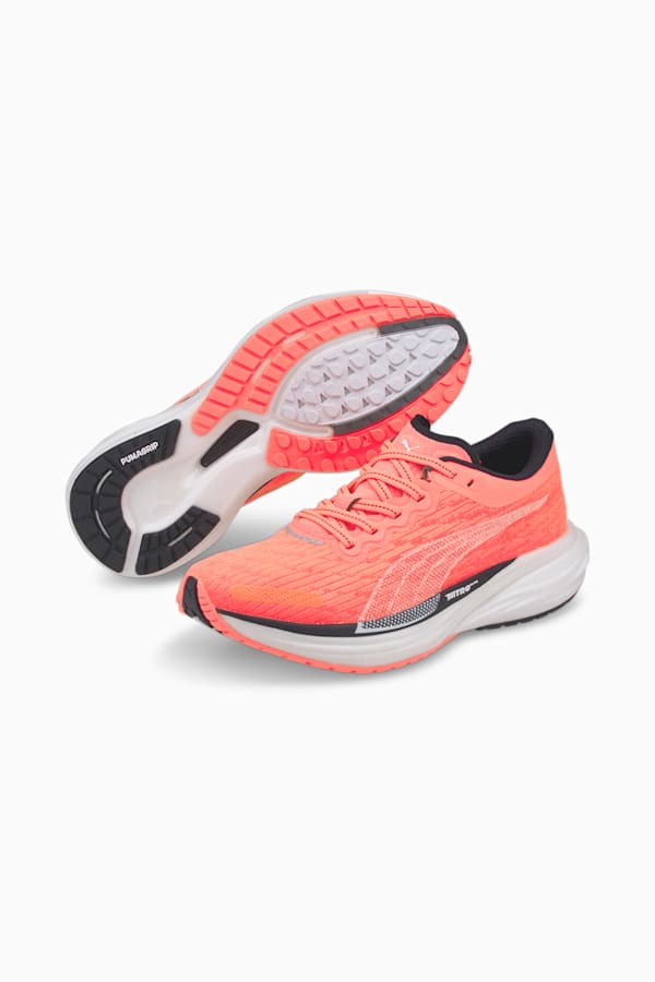 Deviate NITRO™ 2 Women's Running Shoes, Sunset Glow-Puma Black, extralarge