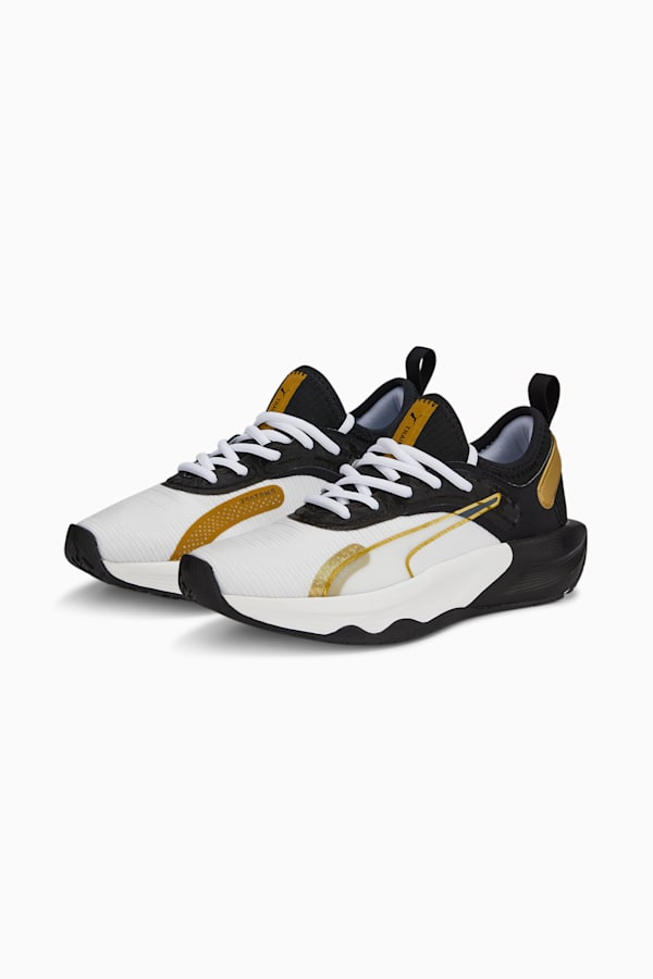 PWR XX NITRO™ Training Shoes Women, Puma White-Puma Black-Puma Team Gold, extralarge