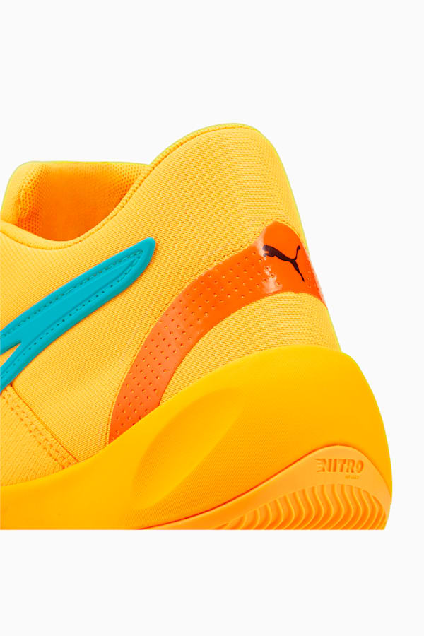 Rise NITRO Basketball Shoes, Sun Stream-Blue Atoll, extralarge