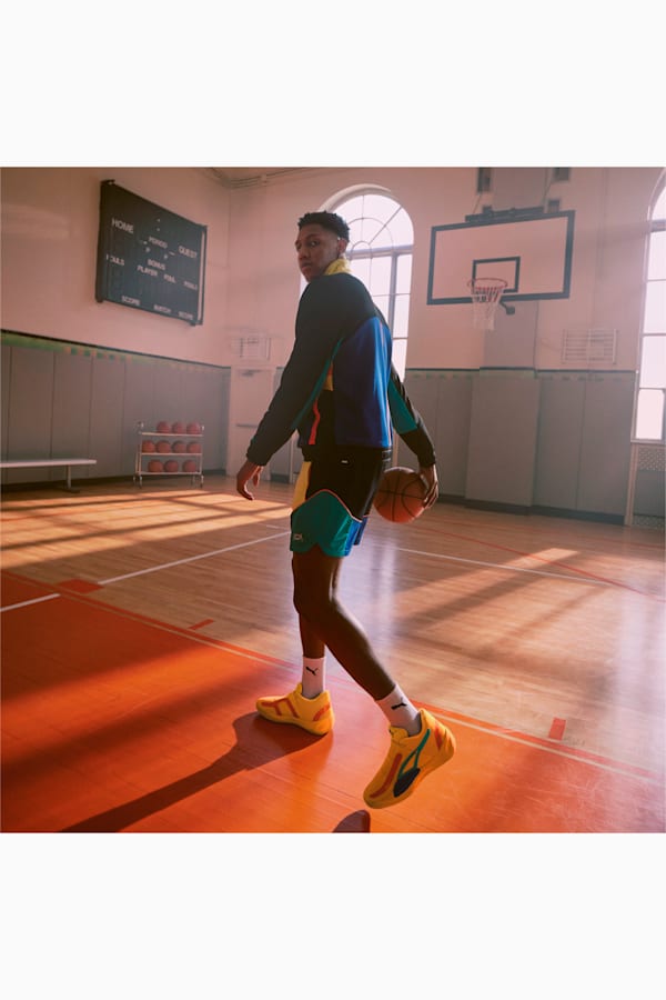 Rise NITRO Basketball Shoes, Sun Stream-Blue Atoll, extralarge