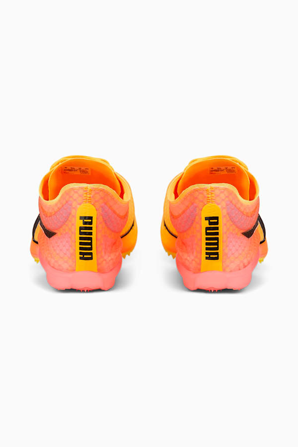 evoSPEED Distance Nitro Elite Track and Field Spikes, Sun Stream-Sunset Glow-Puma Black, extralarge