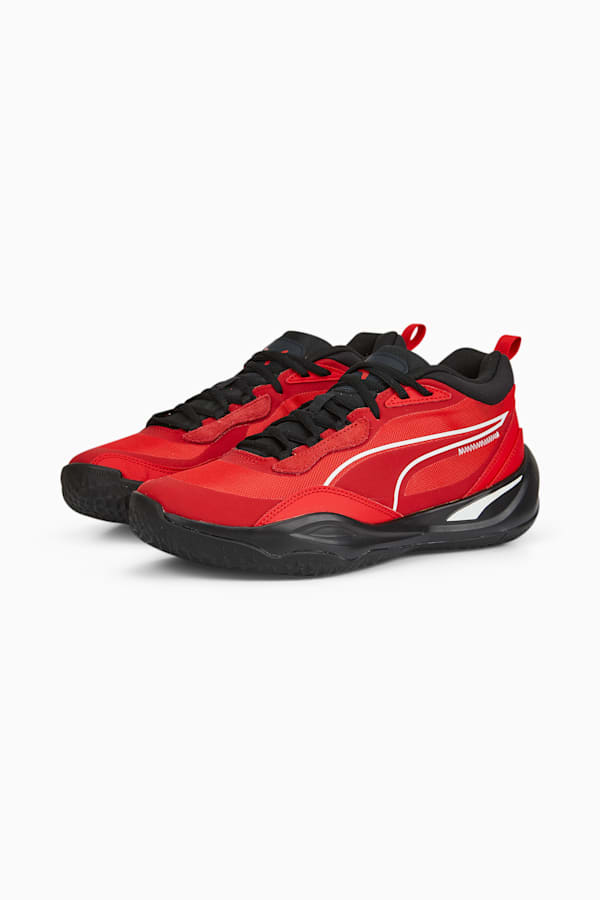 Playmaker Pro Basketball Shoes, High Risk Red-Jet Black, extralarge