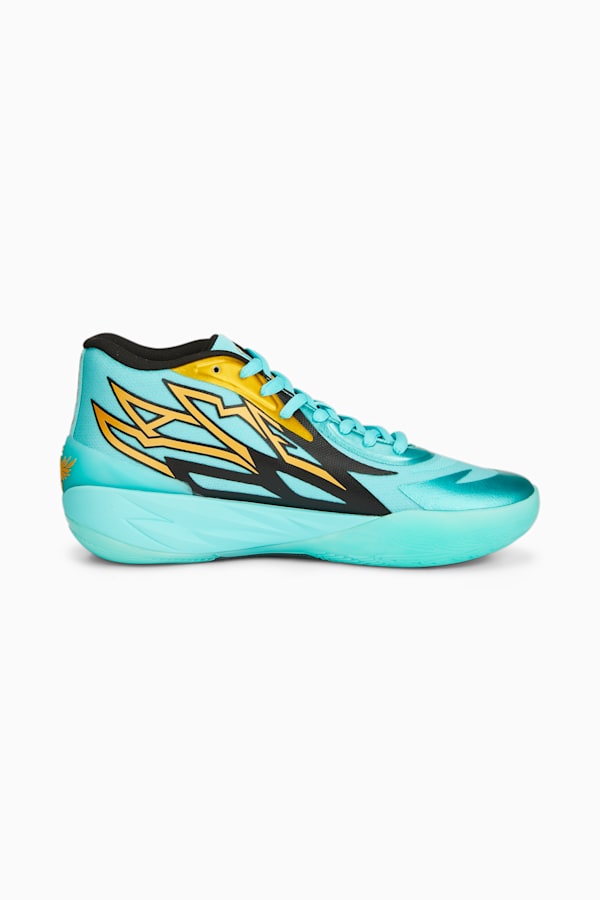 MB.02 HONEYCOMB Basketball Shoes, Elektro Aqua, extralarge