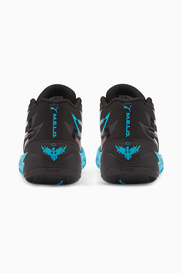 MB.02 Basketball Shoes Youth, Puma Black-Blue Atoll, extralarge-GBR