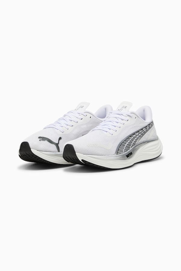 Velocity NITRO™ 3 Men's Running Shoes, PUMA White-PUMA Silver-PUMA Black, extralarge