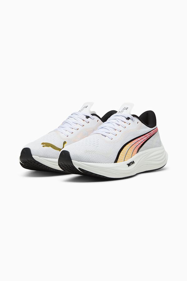 VELOCITY NITRO™ 3 Running Shoes Men, PUMA White-Sun Stream, extralarge