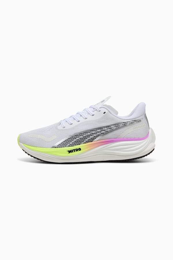 VELOCITY NITRO™ 3 Running Shoes Men, PUMA White-Pure Magenta-Yellow Alert, extralarge-GBR