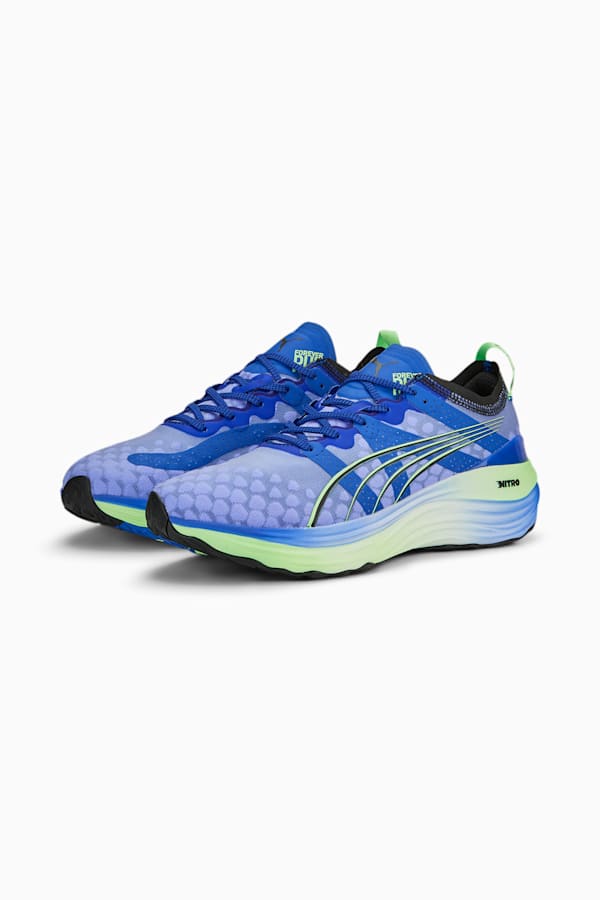 ForeverRun NITRO™ Men's Running Shoes, Royal Sapphire-Fizzy Lime, extralarge