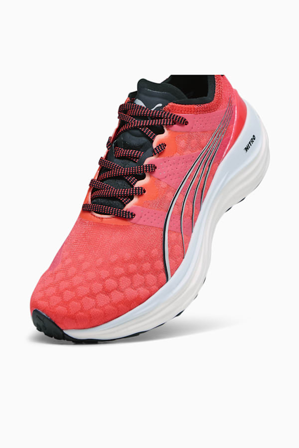 ForeverRun NITRO™ Women's Running Shoes, Fire Orchid-PUMA Black-PUMA Silver, extralarge