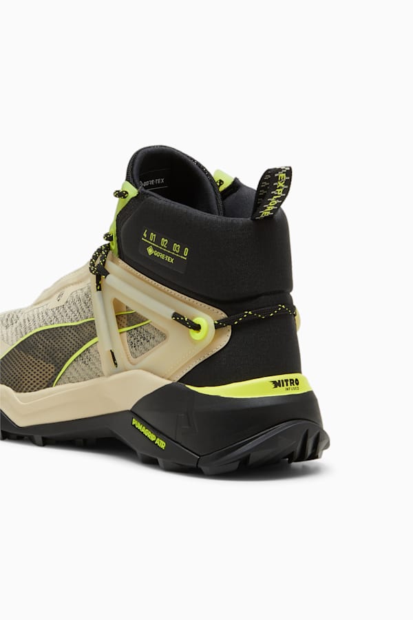 Explore NITRO Mid GORE-TEX Men's Hiking Shoes, Putty-PUMA Black-Lime Pow, extralarge-GBR