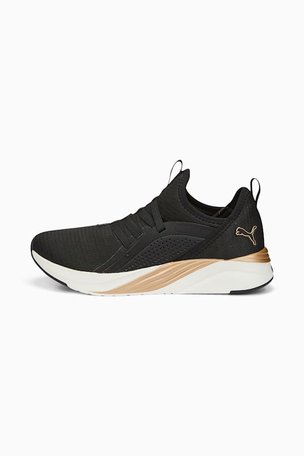 Soft ride Sophia 2 Running Shoes Women, PUMA Black-PUMA Gold-Warm White, extralarge