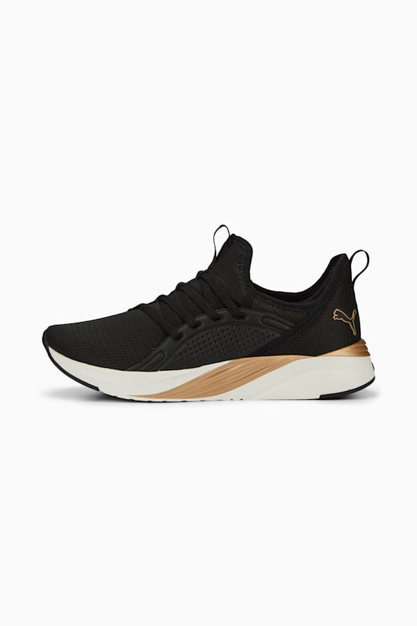 Soft ride Sophia 2 Running Shoes Women, PUMA Black-PUMA Gold-Warm White, extralarge