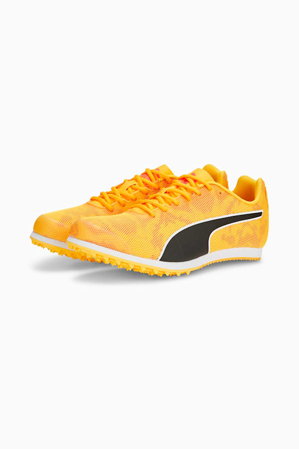 evoSPEED Star 8 Track and Field Shoes Youth, Sun Stream-Sunset Glow-PUMA Black, extralarge