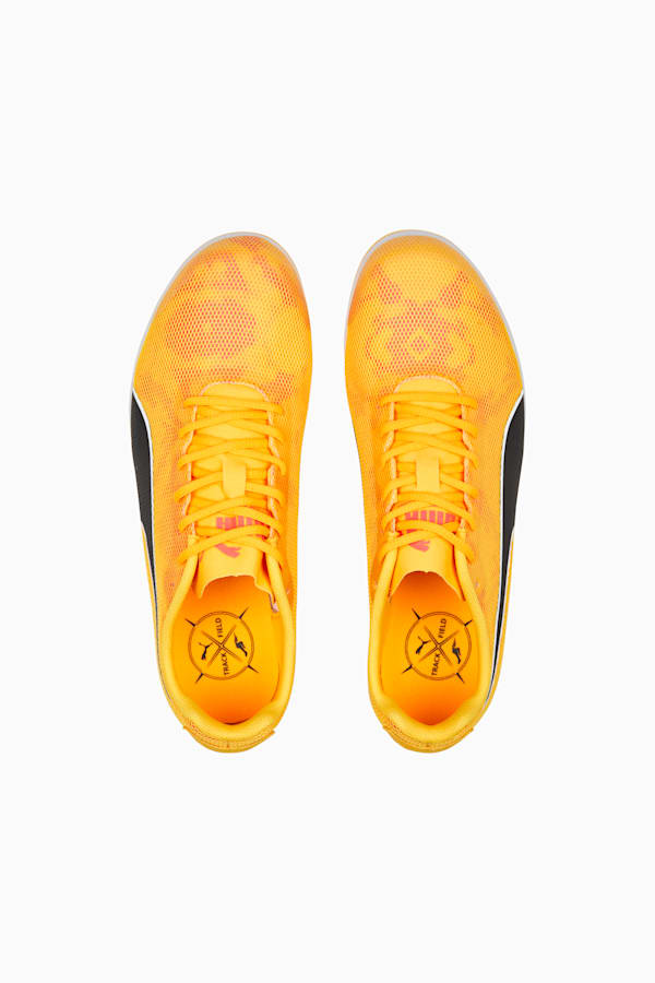 evoSPEED Star 8 Track and Field Shoes Youth, Sun Stream-Sunset Glow-PUMA Black, extralarge