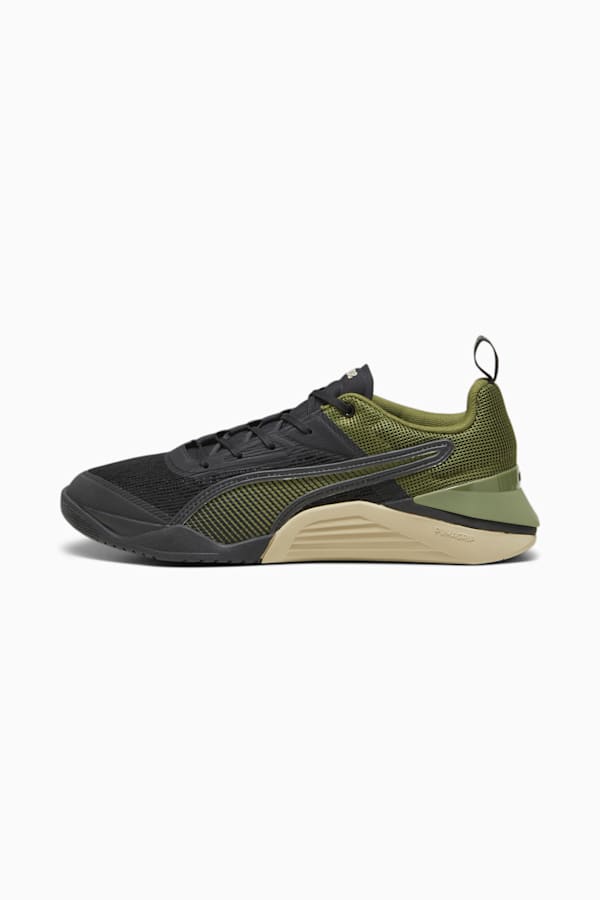 Fuse 3.0 Men's Training Shoes, PUMA Black-Cool Dark Gray-Olive Green-Putty, extralarge