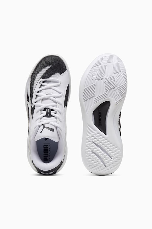 All-Pro NITRO Team Basketball Shoes, PUMA White-PUMA Black, extralarge