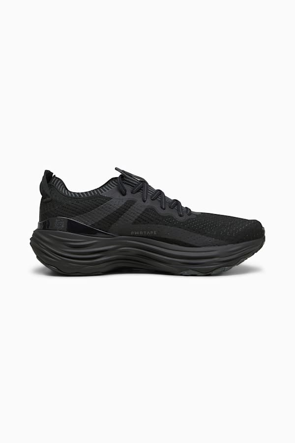 Black knit running shoes cheap