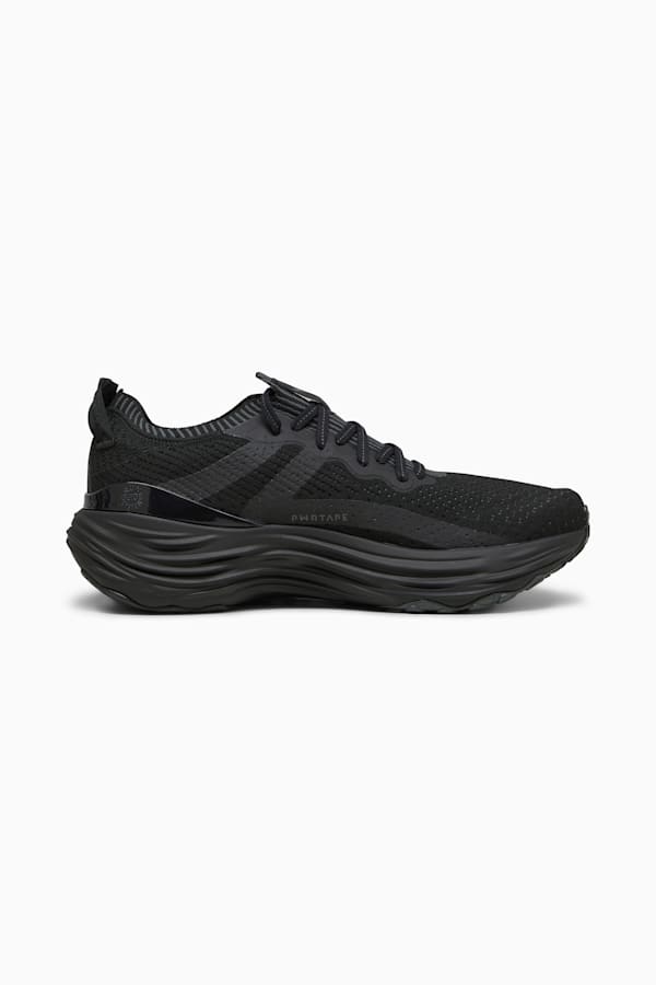 ForeverRun NITRO Knit Men's Running Shoes, PUMA Black-Shadow Gray, extralarge