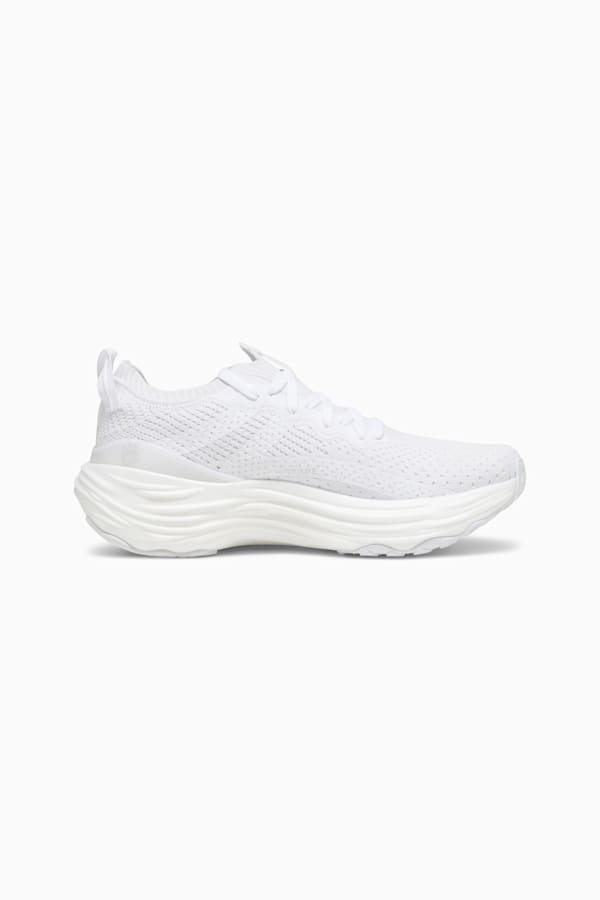 ForeverRun NITRO Knit Women's Running Shoes, PUMA White-Feather Gray, extralarge