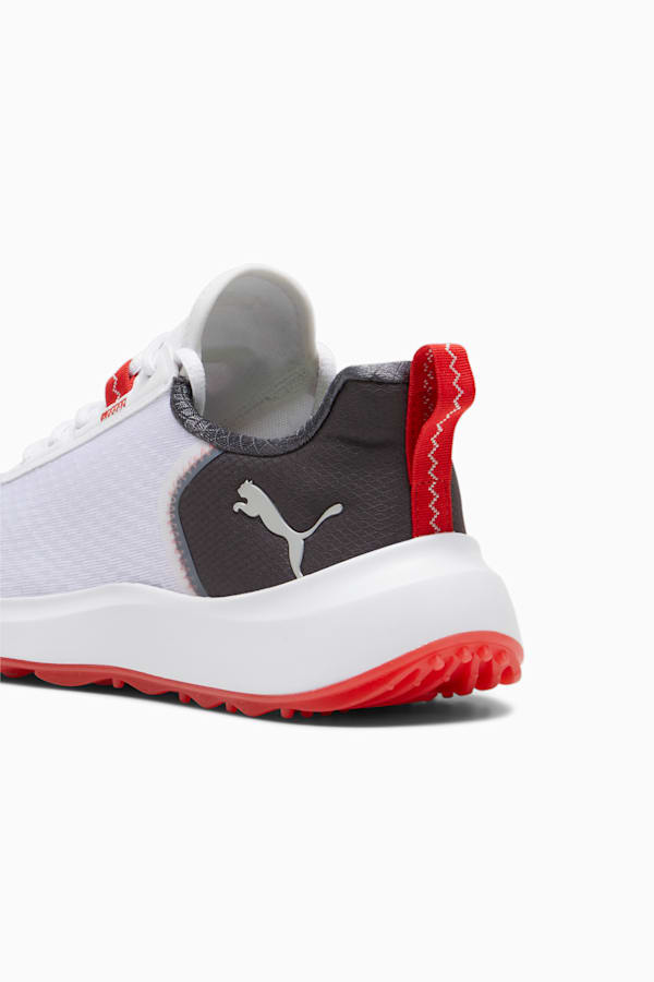 Fusion Crush Sport Golf Shoes Men, PUMA White-Dark Coal, extralarge
