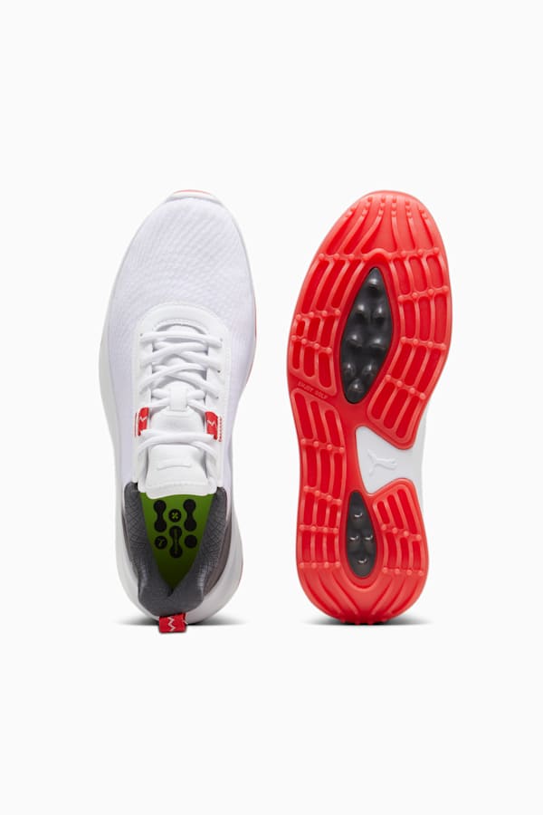 Fusion Crush Sport Golf Shoes Men, PUMA White-Dark Coal, extralarge