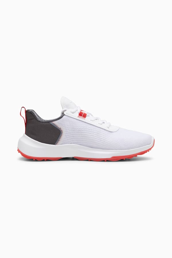 Fusion Crush Sport Golf Shoes Men, PUMA White-Dark Coal, extralarge